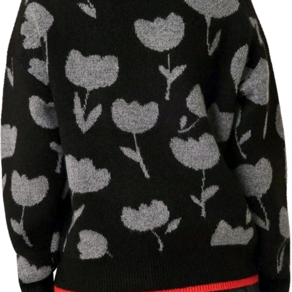 Scotch & Soda Size Small Black Crewneck Pullover Sweater MSRP $98 - Picture 3 of 3